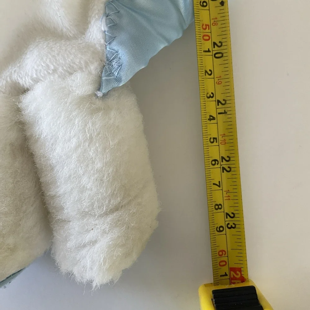 Crazy Mountain‎ Imports My Name Is Hugs White Teddy Bear Baby Security Blanket
